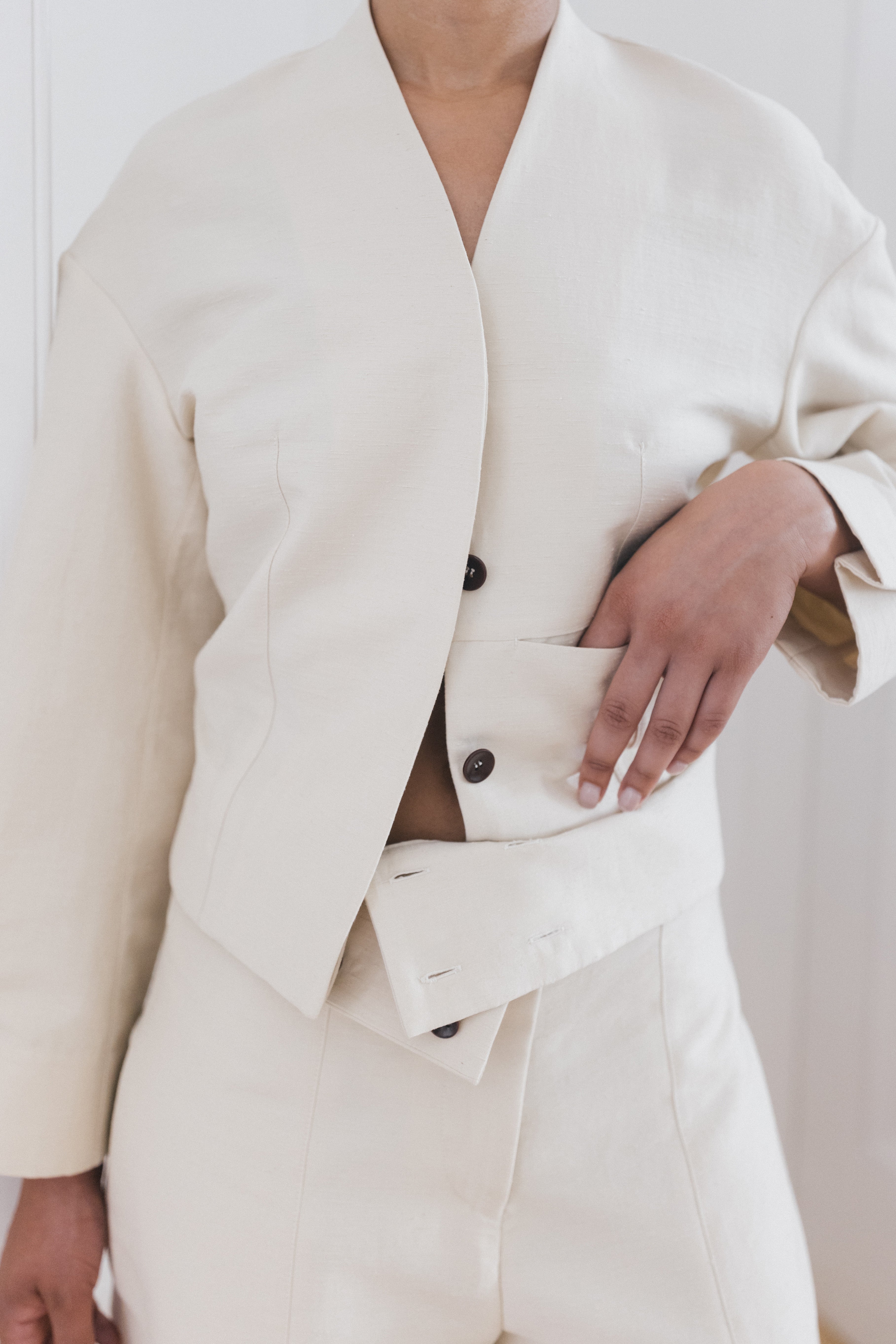 round relaxed jacket - limited edition