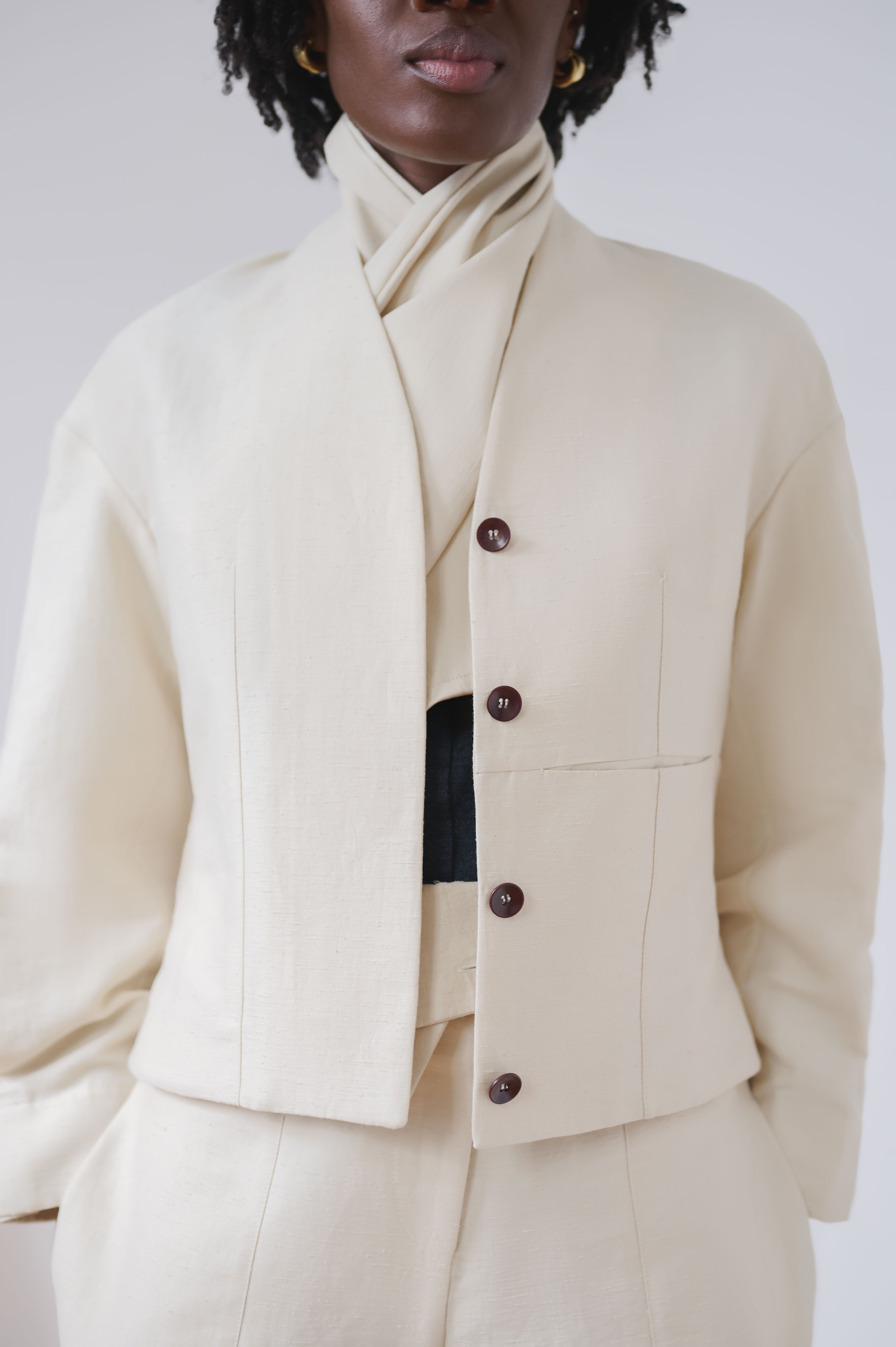 round relaxed jacket - limited edition